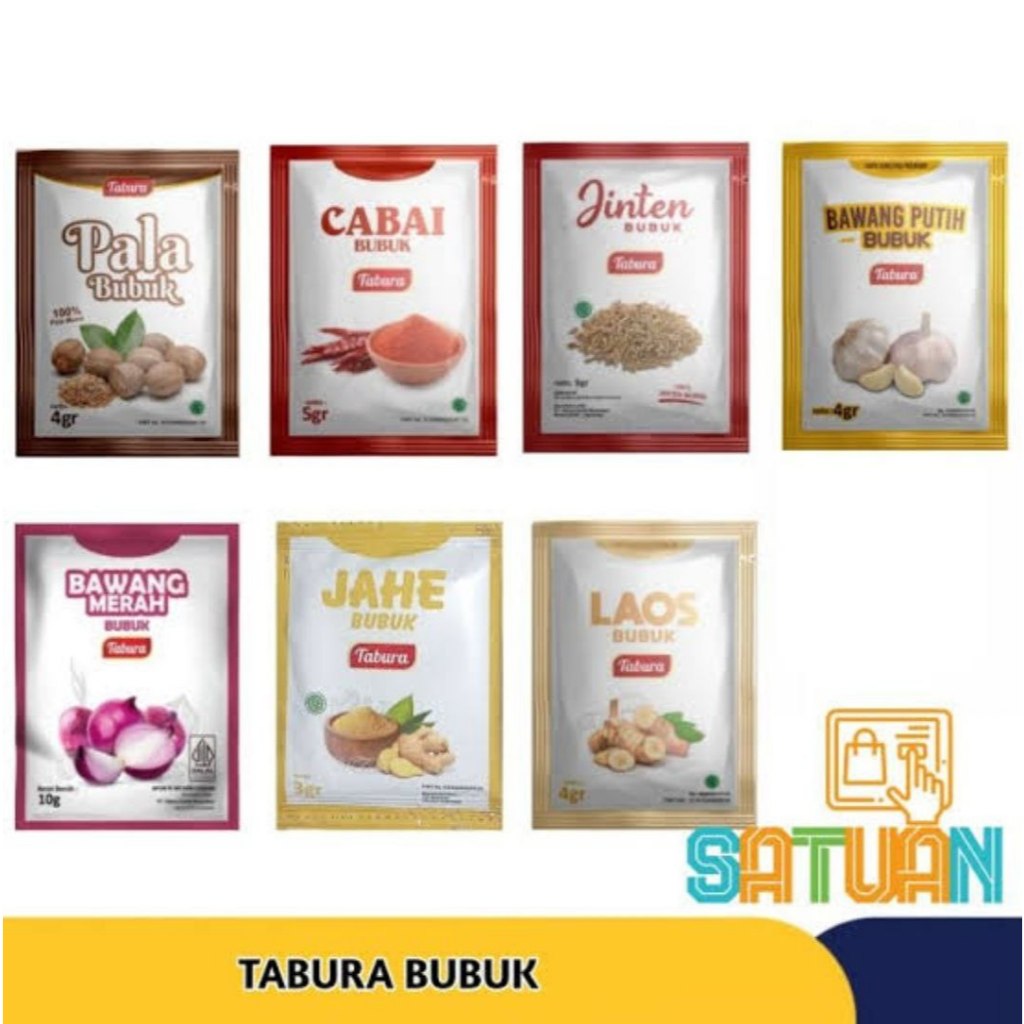 

Bubuk Tabura Varian Rasa Jahe/ Kencur/ Kunyit/ Ketumbar/ Kayu Manis - Pala