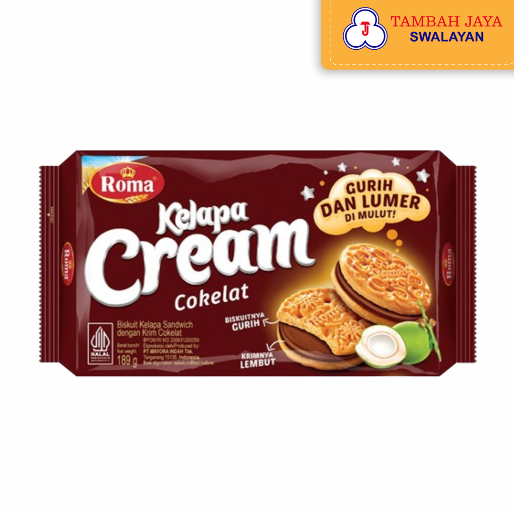 

Roma Biskuit Kelapa Cream Coklat 189g