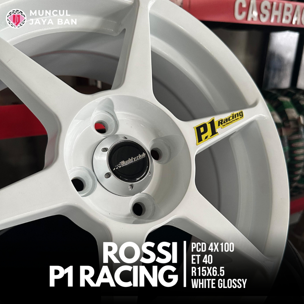 VELG ROSSI P1 RACING R15 ET40 PCD 4