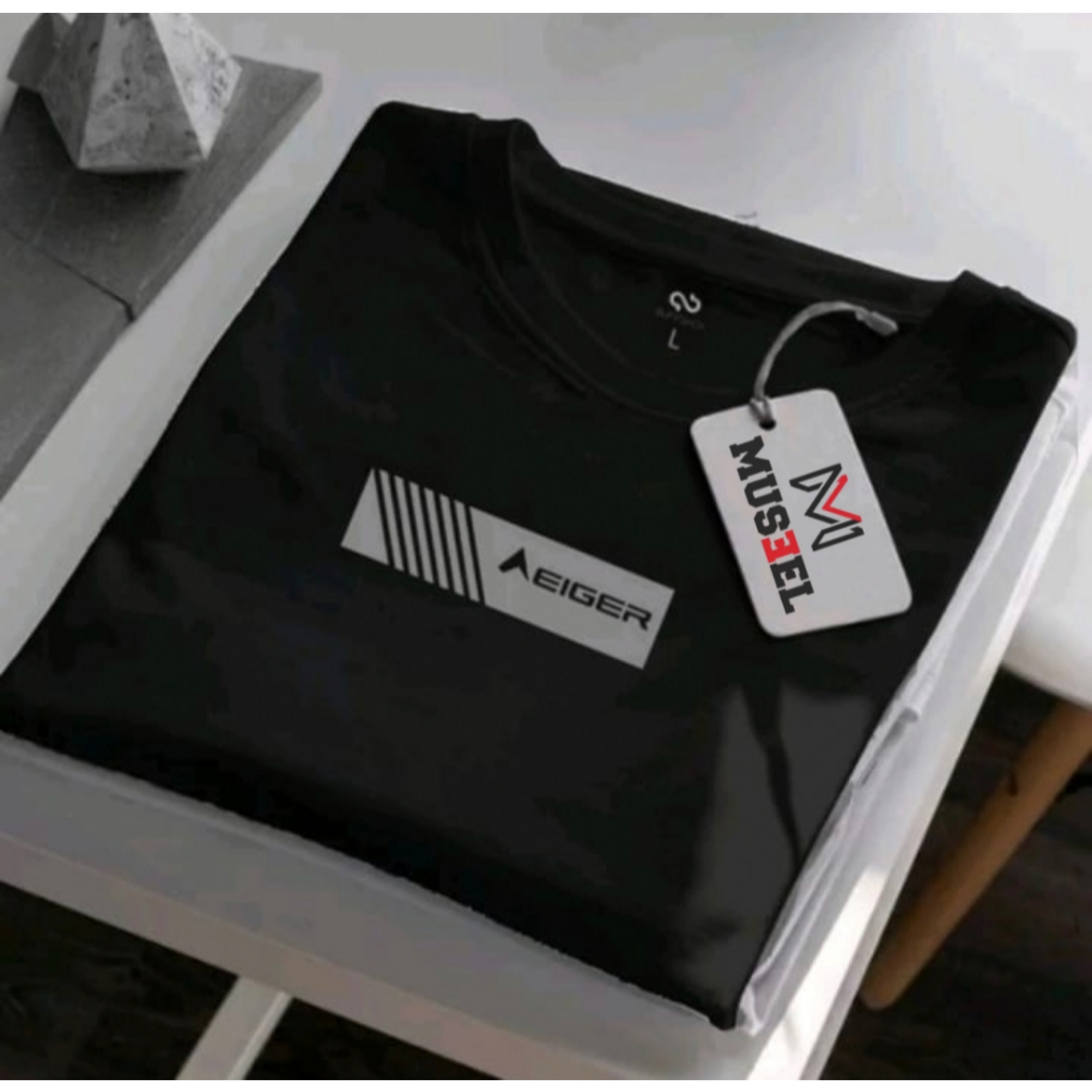 Beli Baju COD..Kaos Lengan Pendek 3190K Text Silver Pria Dan Wanita Quality Kaos Kekinian/Kaos 30s