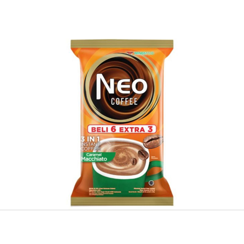 

neo coffee instan 6+3 sachet