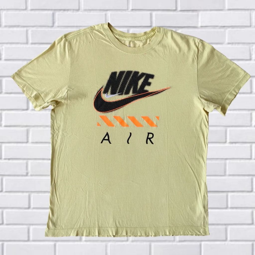 KAOS NIKE AIR, SIZE M (SECOND BRANDED) KUNING, TS0274