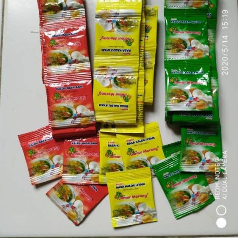 

Kaldu jamur merang Sachet rasa ori, ayam dan sapi