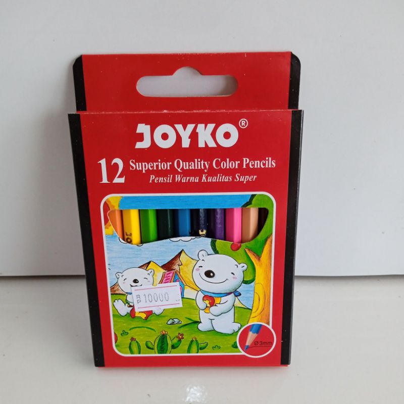 

JOYKO Pensil Kayu Pendek Warna Warni