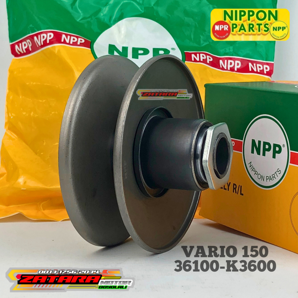 NIPPON PARTS (NPP) PULLY R/L 36100-K3600 NPP VARIO 150  | PULLEY POLLY POLI ONLY HONDA Vario 150 Old