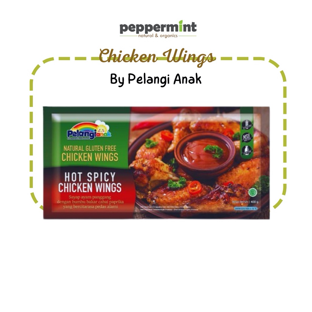 

Pelangi Anaka Chicken Wings (400 gr) / Chicken Wings Gluten Free