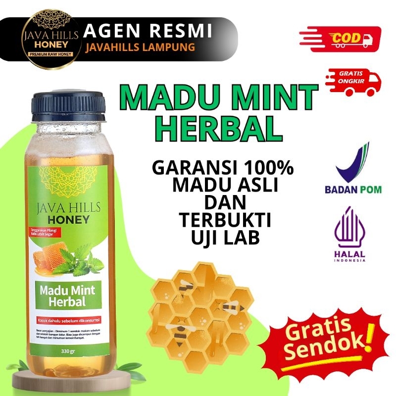 

Madu Mint Herbal/batuk/pilek/sakit tenggorokan