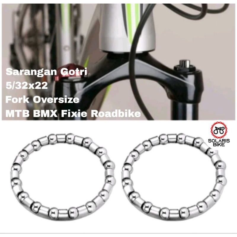 Sarangan Gotri 5/32 x 22 Fork Oversize Sepeda MTB BMX Fixie Roadbike