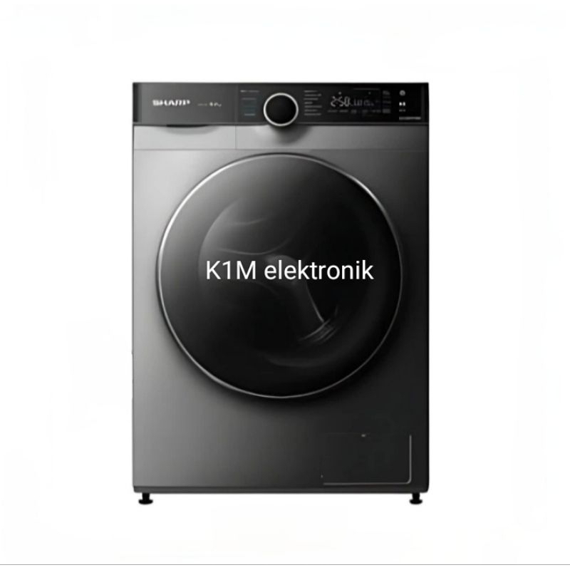 Mesin cuci Sharp front loading 10 kg inverter ES-FL1410MSX