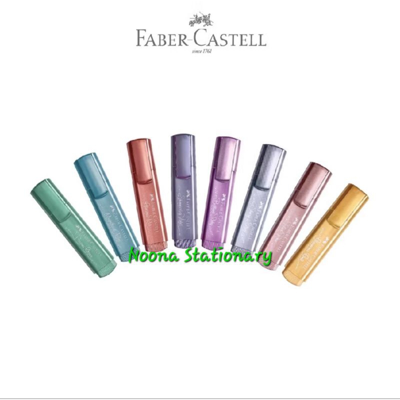 

Highlighter Metalic Faber Castell / Textliner Metalik / Stabilo Metalic