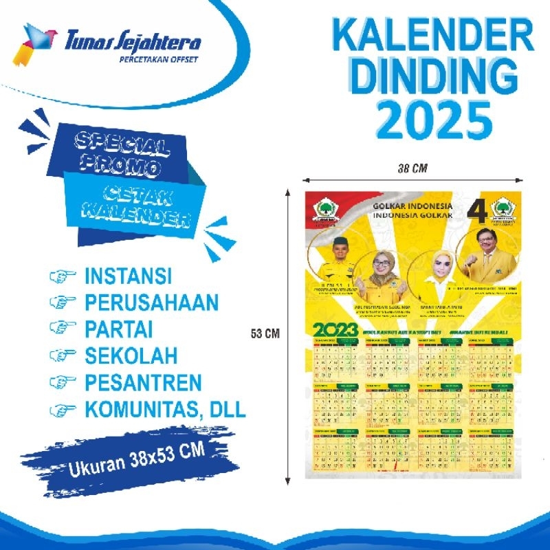 

Cetak Kalender 2025 Ukuran 38x53 Jumbo 3 Lembar