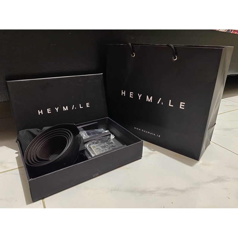 [Brand New] Heymale.id Reversible Belt in Black