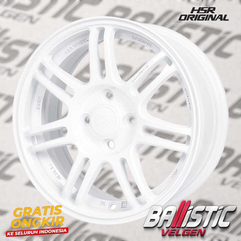 Velg Variasi Mobil Brio, Calya, Sigra DLL Ring 15 Lubang Baut 4 Velg Racing HSR Wheel Type BOON