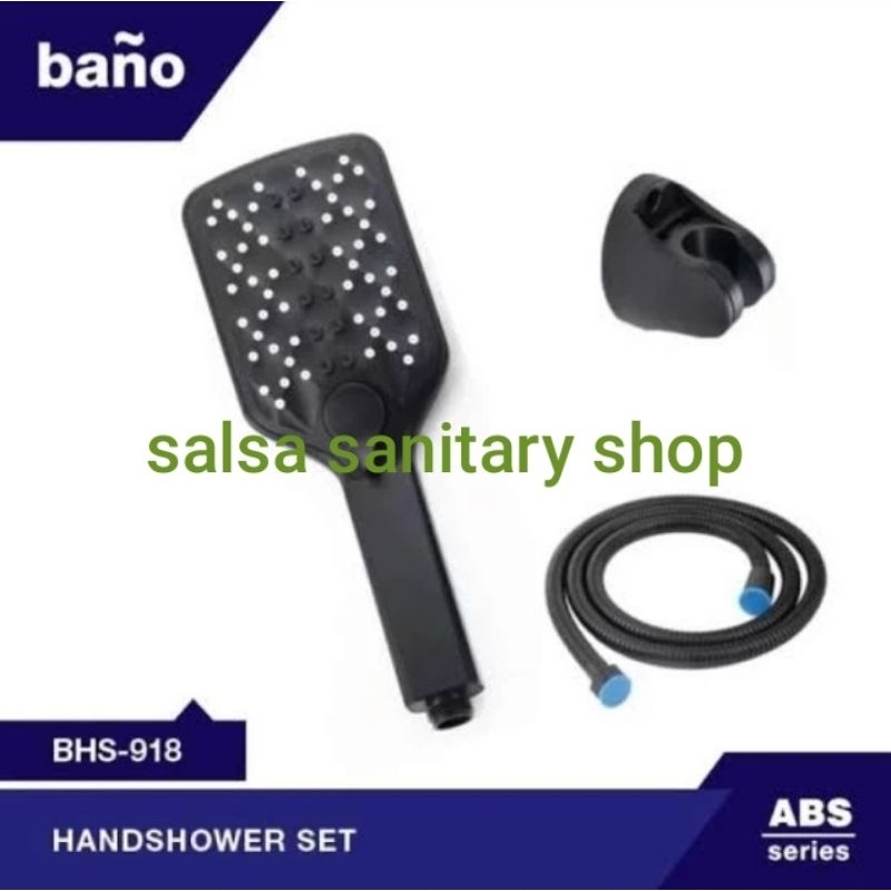 Hand Shower Bano Kotak hitam/Hand Shower hitam kotak Bano