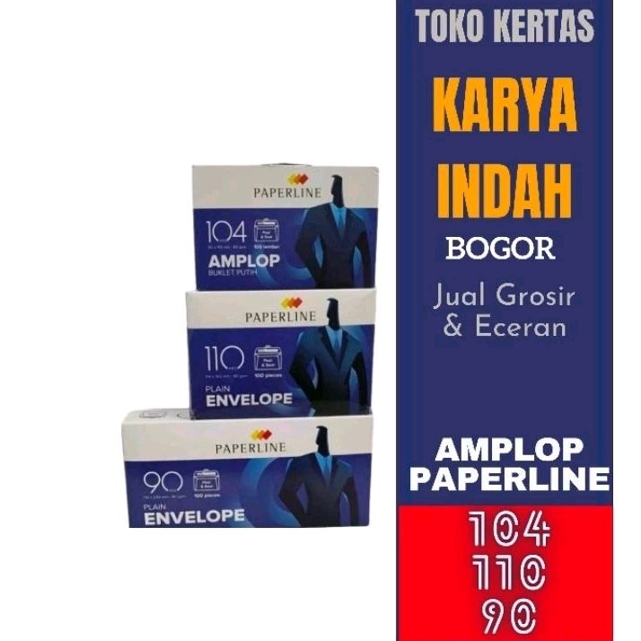 

Amplop Putih Paperline 90, 110 dan 104