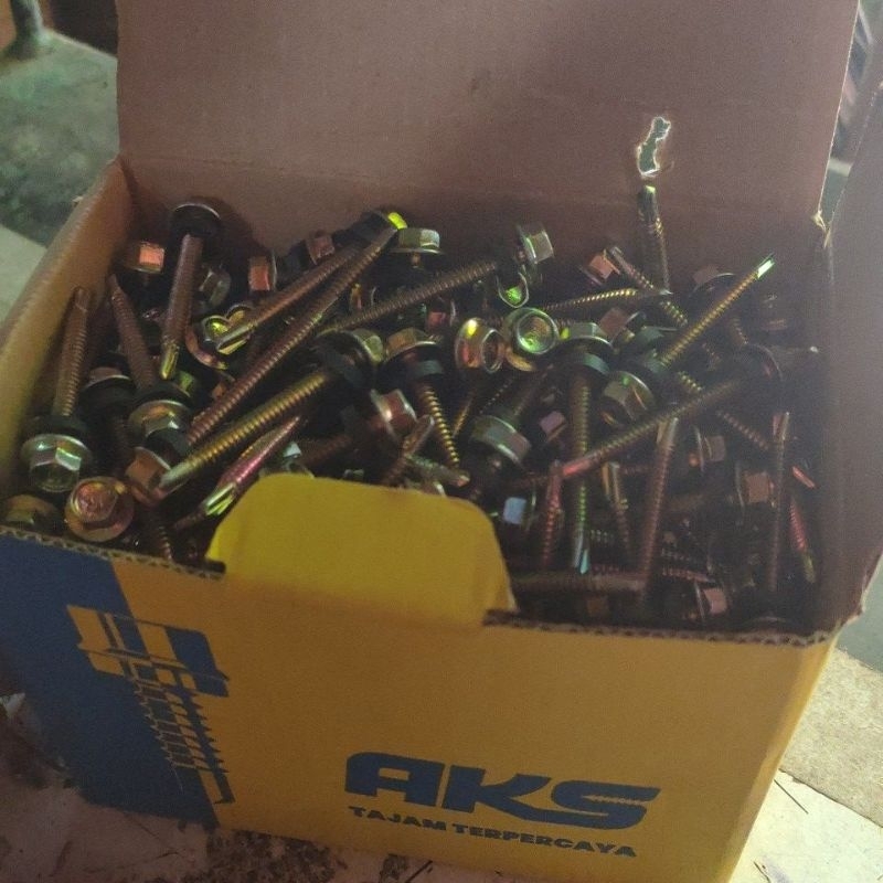 BAUT SENG ALKAN BAUT DRILLING 12 X 45 1 KOTAK ISI 350 PCS