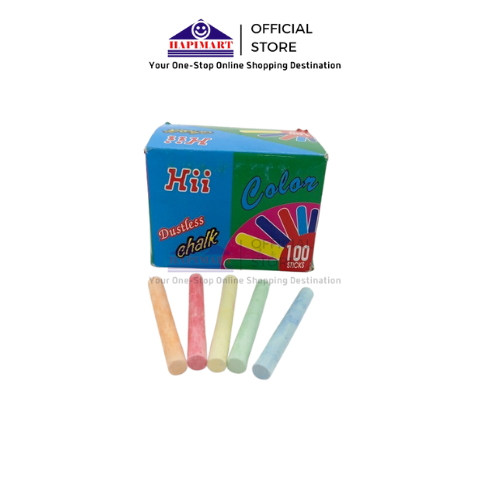 

Kapur Tulis Warna Warni/Kapur Papan Tulis 100 Sticks Kapur Papan Tulis