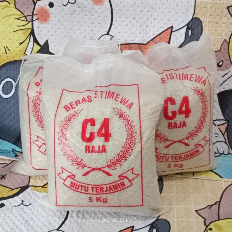 

beras C4 menthik biasa super