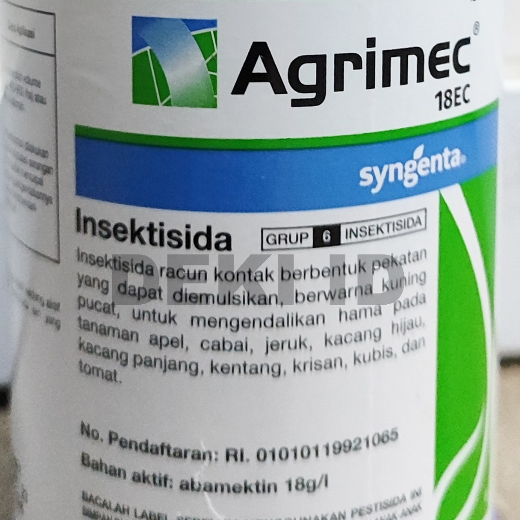 Agrimec 18 EC 250 ML Abamektin Insektisida Akarisida Kontak Obat Agrimek Pestisida Hama Trip Trips