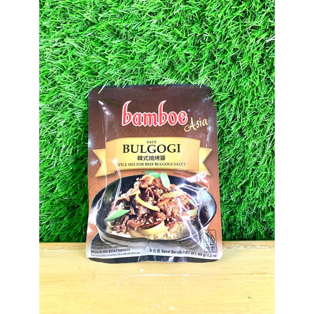 

Bamboe Asia Saus Bulgogi/ Beef Bulgogi Sauce 80gr