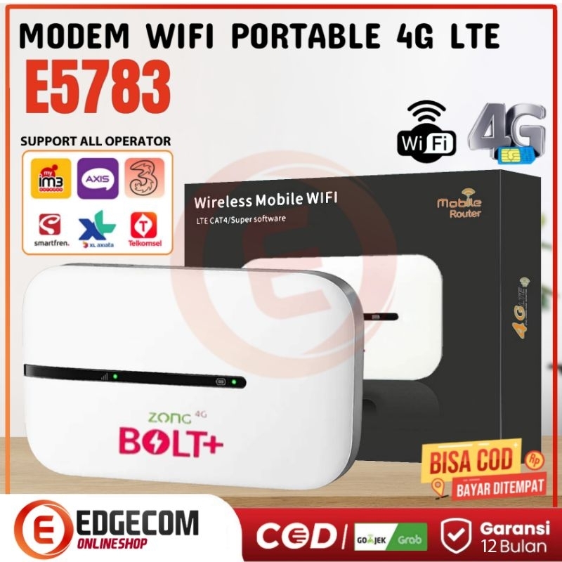 Modem Wifi Portable E5783 BOLT+ MiFi 4G LTE Support all Operator