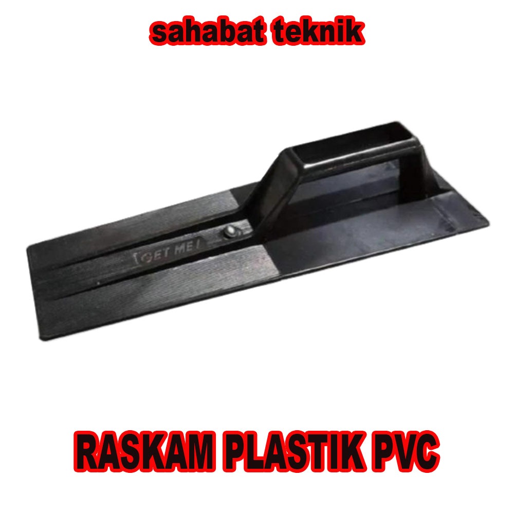 Raskam Plastik PVC / Penghalus Rata Semen Panjang 30cm