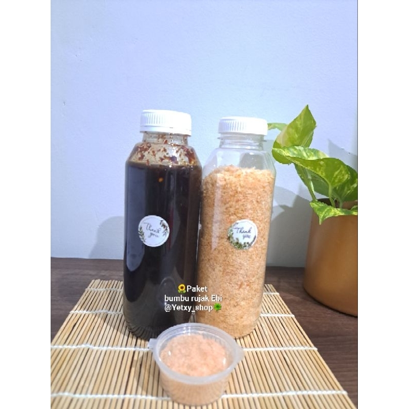 Bumbu rujak Ebi/Homemade bumbu rujak Ebi khas Singkawang 500ml.