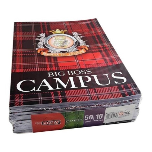 

KODE A8C6 BUKU TULIS CAMPUS 5 Lembar Isi 1 BUKU CAMPUS BOXY PANJANG BIG BOSS