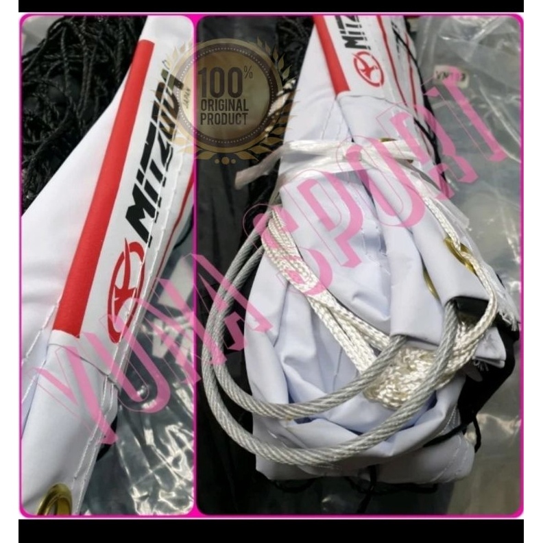 KODE D3T NET VOLI MITZUDA VN199 ORIGINAL NEW STOCK VOLLEYBALL NET JARING ASLI