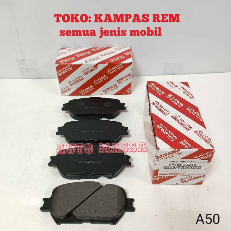 KAMPAS REM DEPAN BRAKE PAD TOYOTA WISH