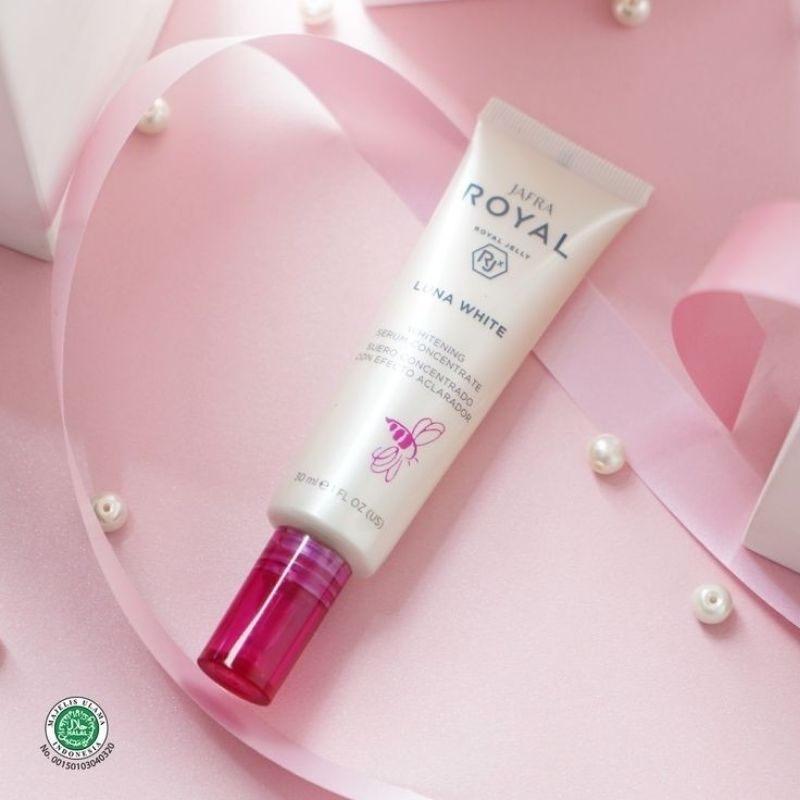 Serum Pemutih "Royal Luna White Whitening Serum Concentrate" By Jafra|Serum pemutih 30Ml|Whitening S