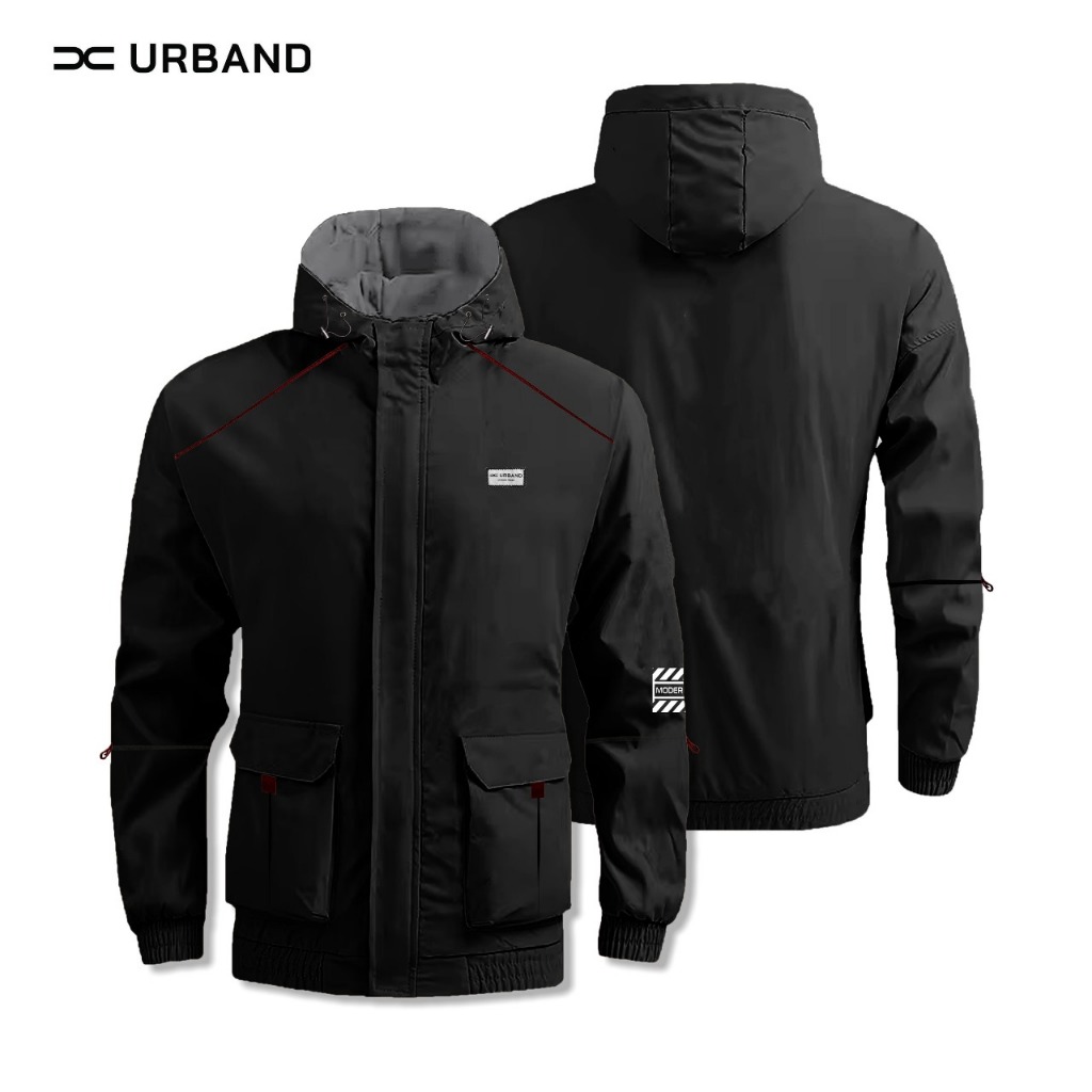 Uli Olshop Jaket Parka Anorak Pria Taslan Outdoor Pria Waterproof