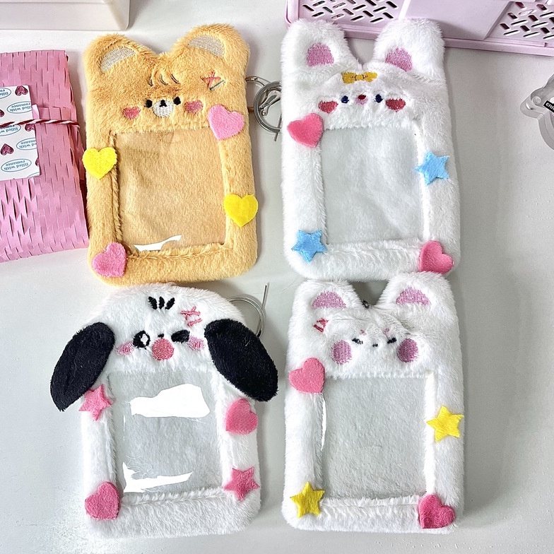 

KODE D7N7 Tempat Photocard Kelinci Mewah Lucu Dengan Gantungan Kunci Pelindung Kartu Kredit ID Bank 3inch Idol Photo Pelindung Case Alat Tulis Siswa