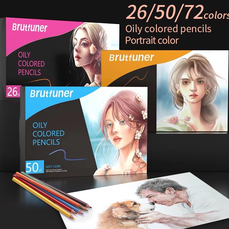 

KODE M8X8 Brutfuner Oily Pencil Soft Core Pensil Warna Brutfuner Edisi Soft Core
