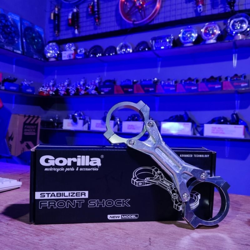Stabilizer Shock Depan Ninja Gorilla Borgol Skok Depan Ninja Gorilla CNC Model Terbaru