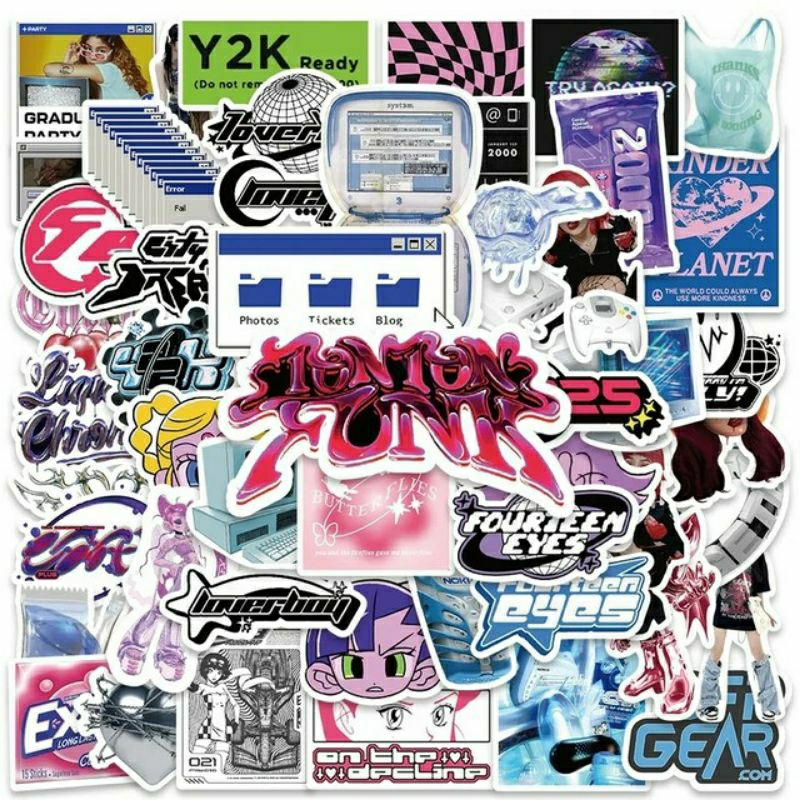 

Stiker Y2K Girls VSCO 90s Harajuku Style Vintage Stiker Aesthetic Style 260488- Stiker High Quality, Stiker Aesthetic Stiker Laptop Stiker Helm Stiker Tumblr Stiker HP, Aksesoris Hp , Anti Air