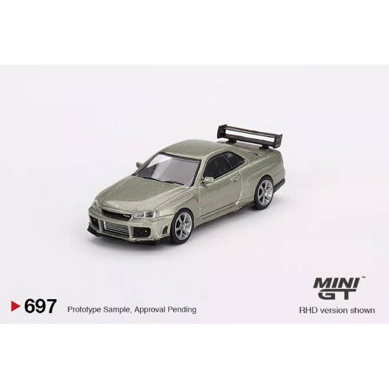 Mini GT 697 Nissan Skyline GTR R34 Tommykaira R-z Millenium Jade