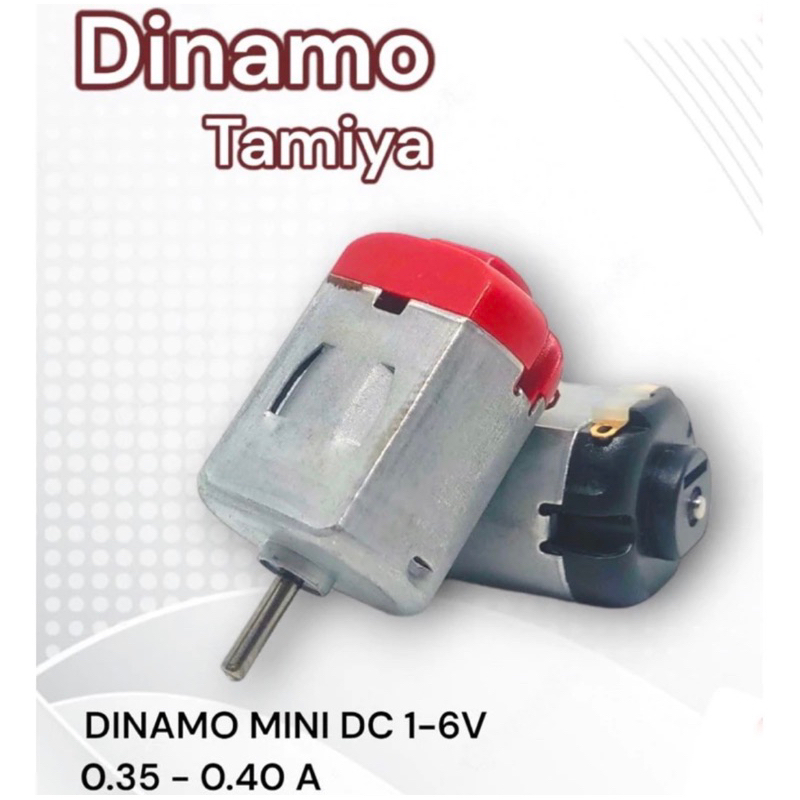 MESIN MOTOR DINAMO DC MINI DINAMO TAMIYA MINIATUR MOTOR DC 1 volt - 6 volt