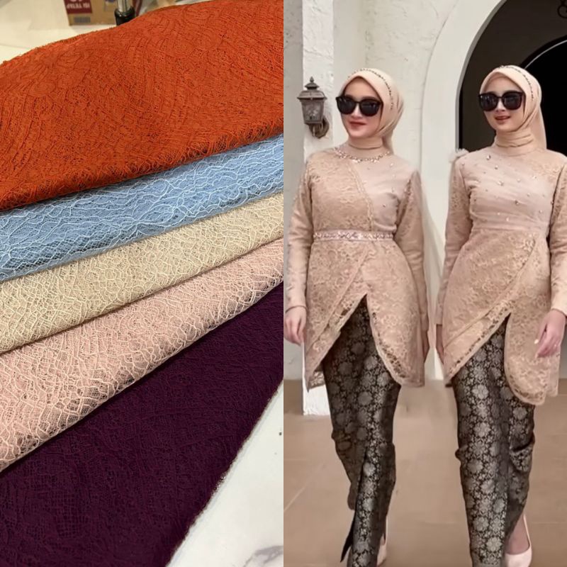 DAHSYAT semi prancis  brokat semi prancis semi Francis brokat halus santili lace santili