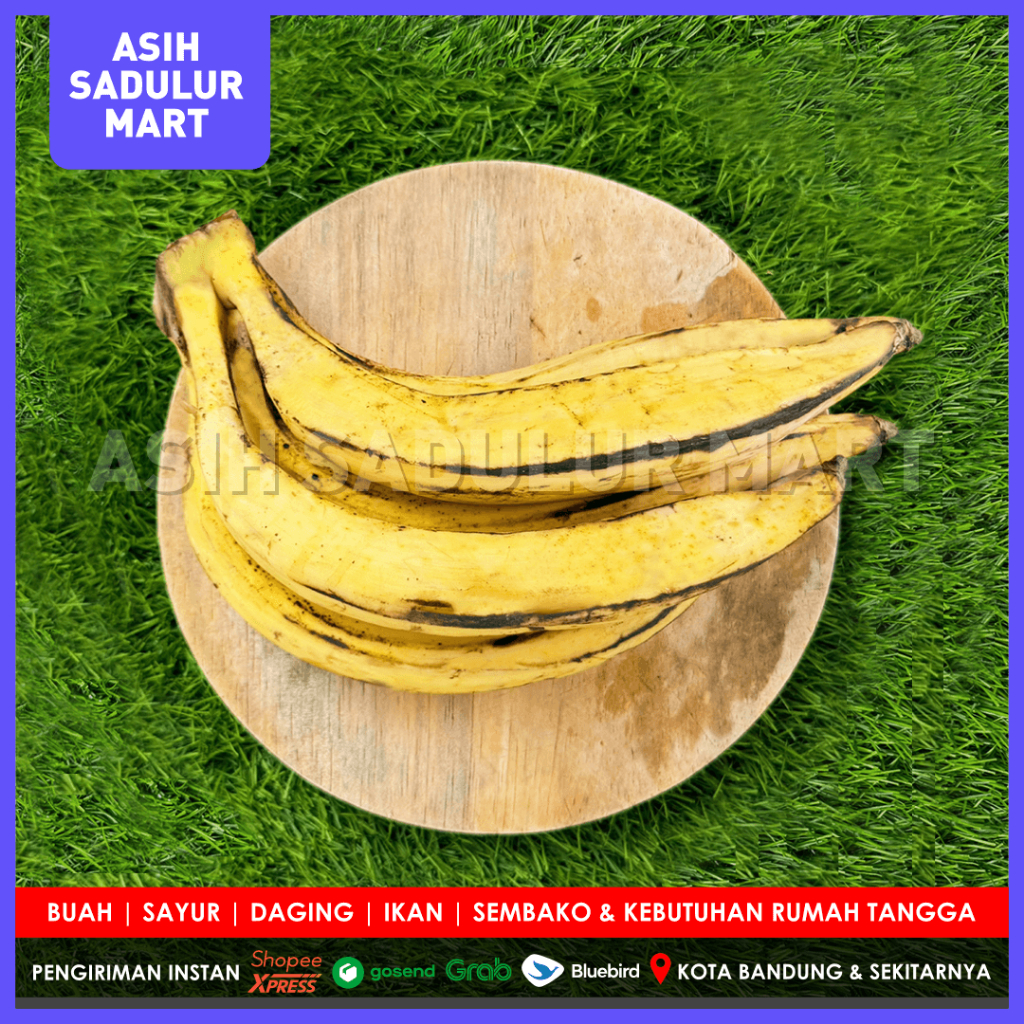 

Pisang Tanduk 1kg / 500gr Promo Bandung | Asih Sadulur Mart