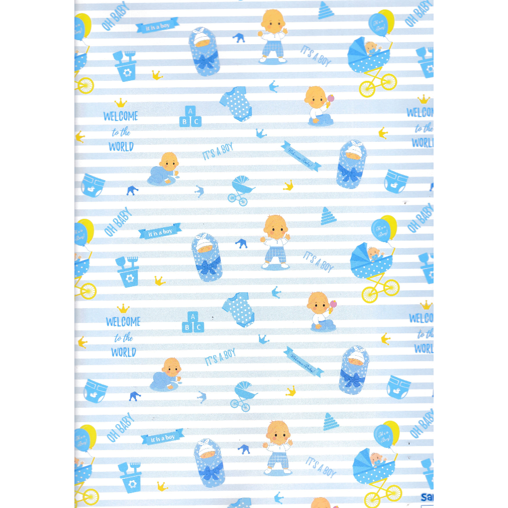

KERTAS KADO SANSAN WAWA/SANWA BABY BOY SW6126