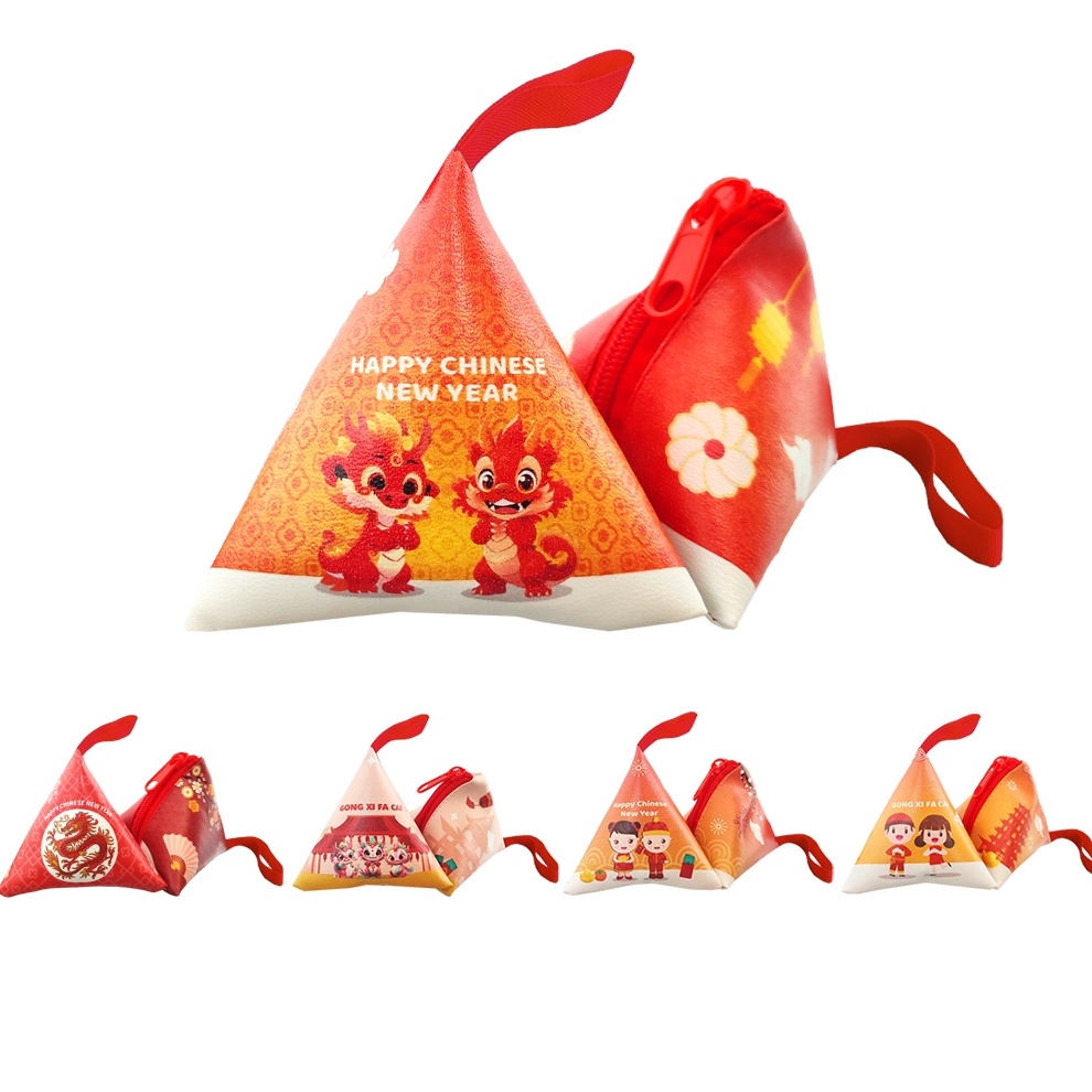 

MAKSIMAL Souvenir Imlek Tas Ketupat Naga 224 Tas Bakcang Amplop Chinese New Year Dragon Sin Cia