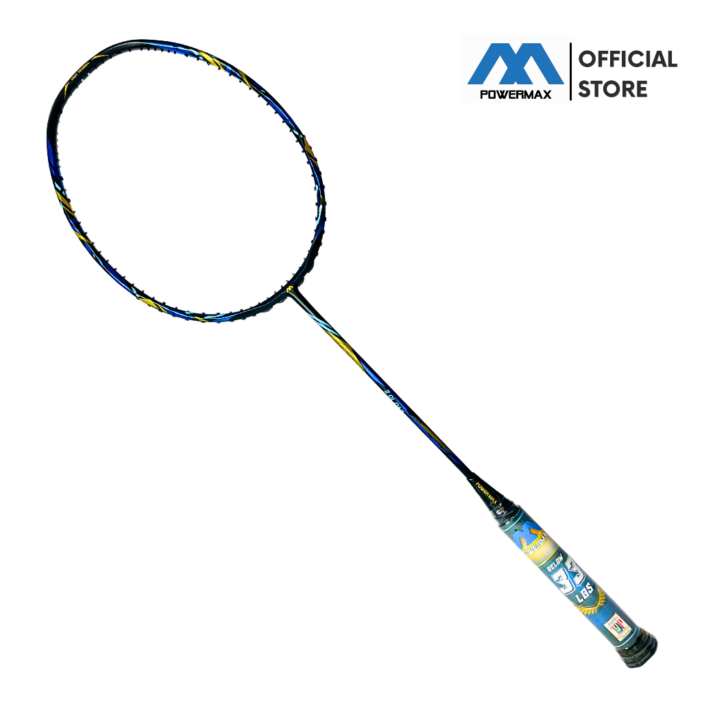 POWER MAX RAKET BADMINTON EVO 10 II ORIGINAL FRAME RAKET BULU TANGKIS PREMIUM ANTI PATAH BUILD IN