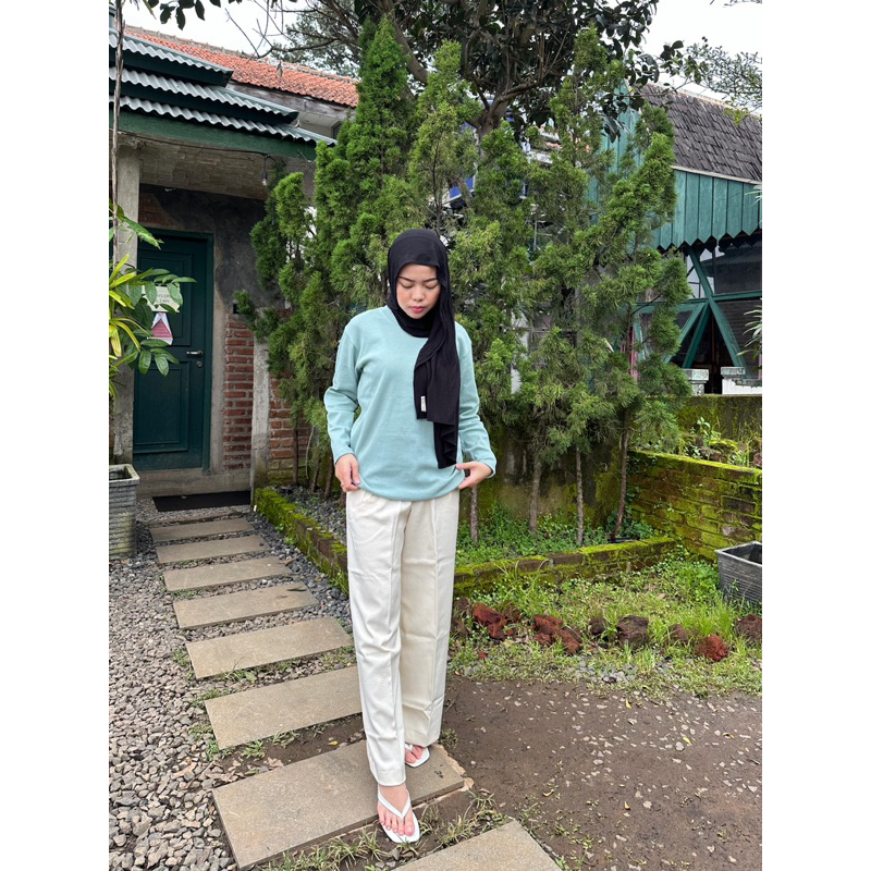 KAOS LENGAN PANJANG KNIT PREMIUM