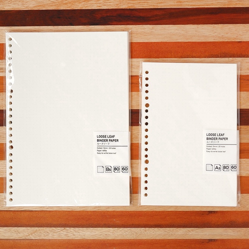 

KI3 Panmomo Loose Leaf Binder Paper A5 Isi Kes BinderRefill Kes Binder