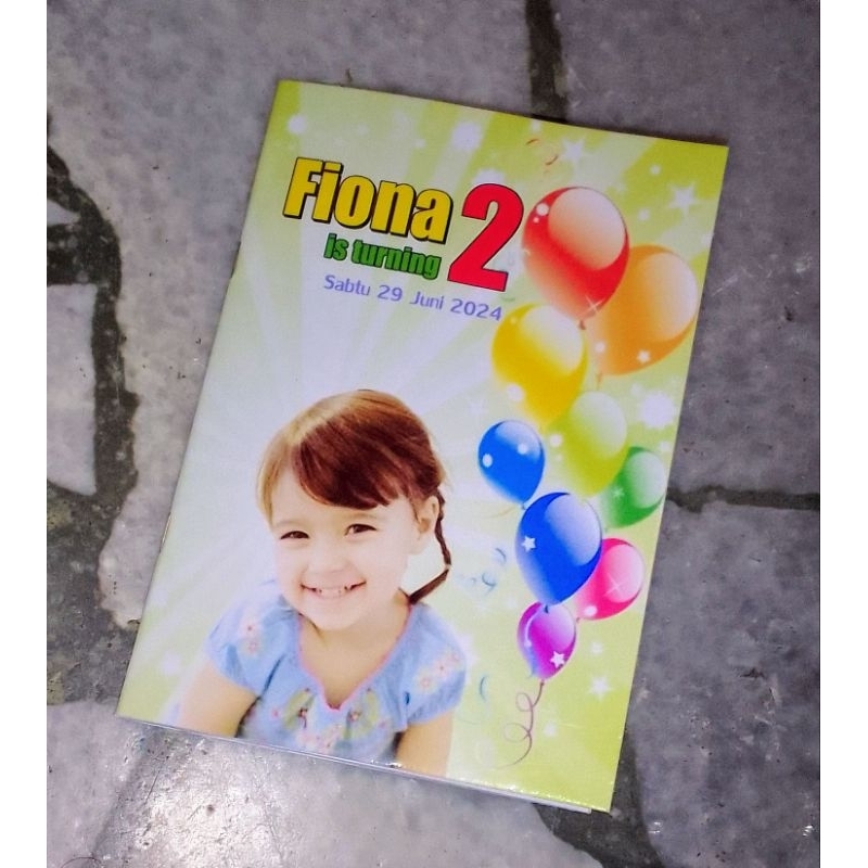souvenir ulang tahun custom buku mewarnai