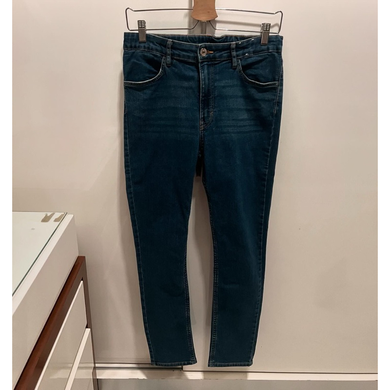 HnM Celana panjang jeans anak cowok biru tua H&M