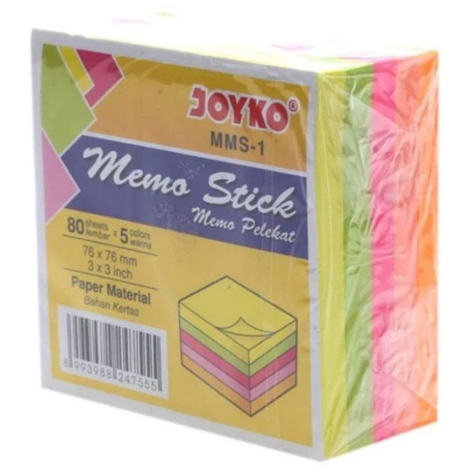 

Unggul Joyko Sticky Notes 5 Warna Memo Stick MMS1