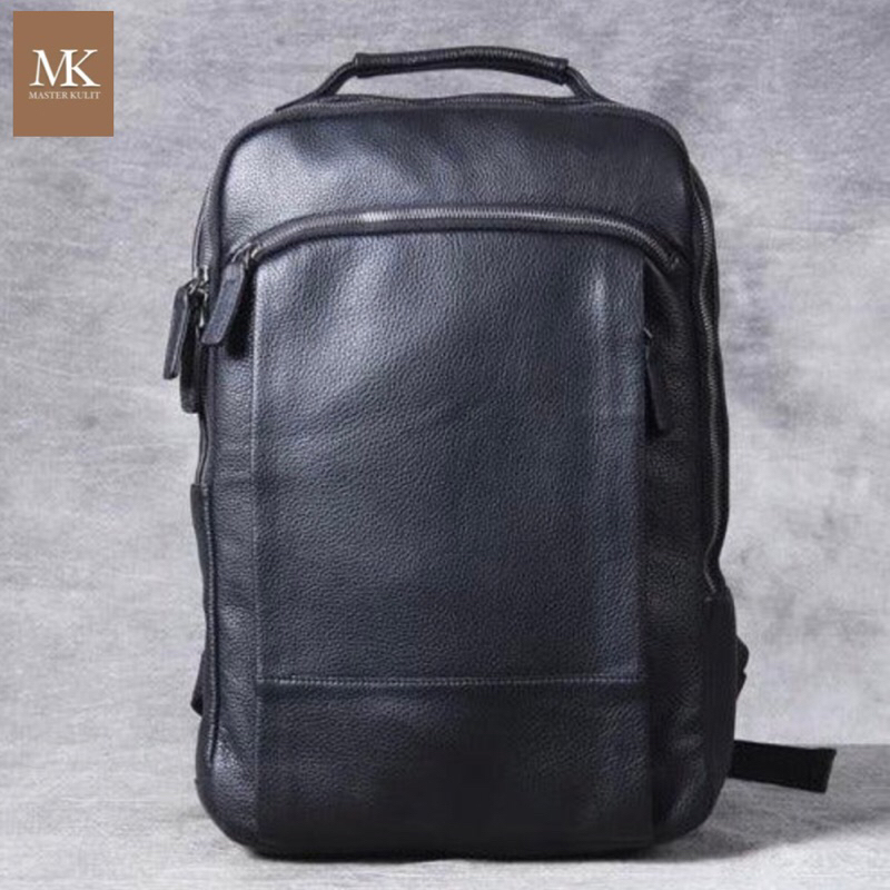 Mens Leather Backpack Vintage For Laptop