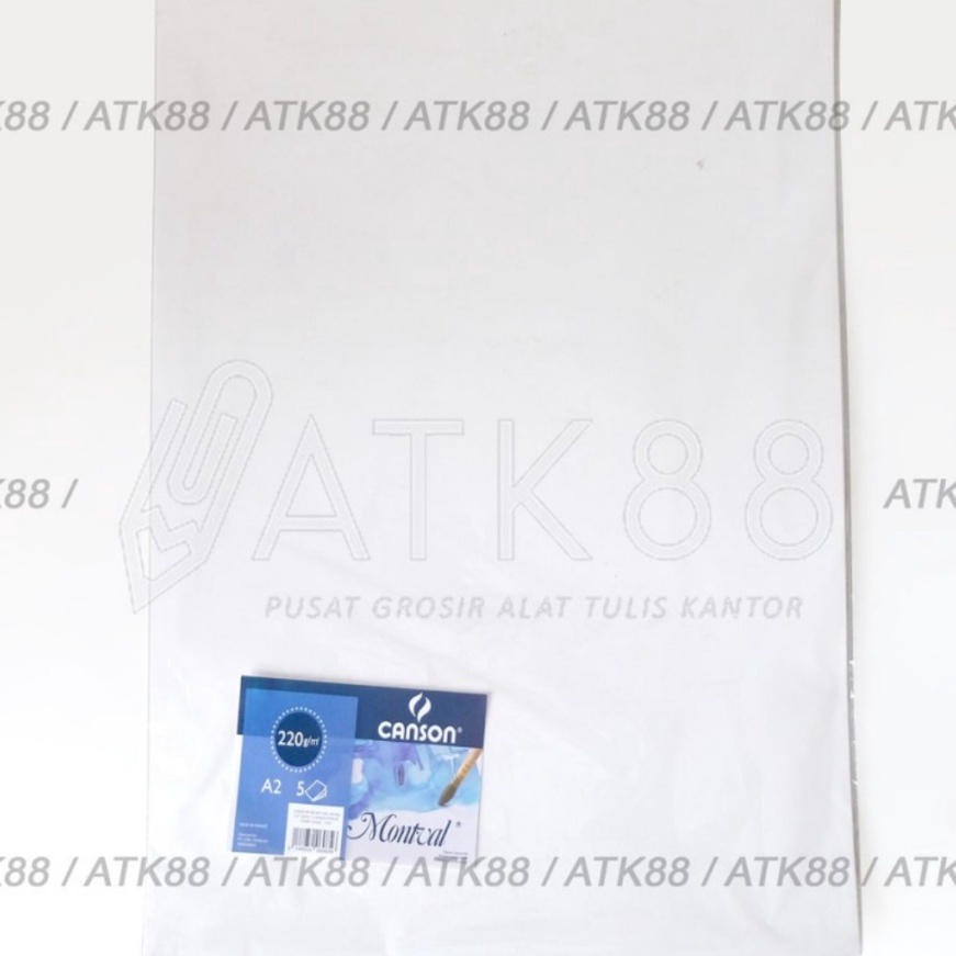 

KF7 Canson Montval 22 Gsm A2 Kes Gambar Cat Air Watercolor Paper 5 Lbr